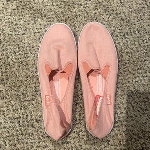 NWOB Bright Orange Keds Slip On Classic Shoes Size 9